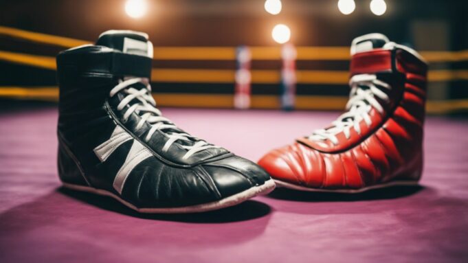 Boxing Shoes and Wrestling Shoes